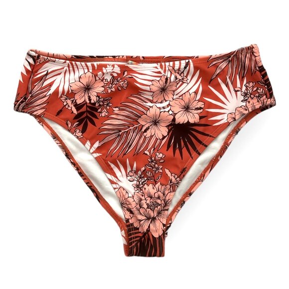 TAHITI Swimwear Floral Print Women's Bikini Bottom Size S - Picture 2 of 5